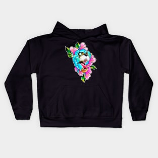 Tiger Peony Kids Hoodie